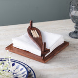 Wooden Tissue Holder- Walnut