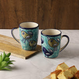 Whimsical birds mug - Set of 2 - The Decor Mart