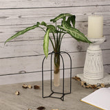 Morocco Testube Planter-Black - The Decor Mart
