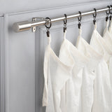 SS Cylinder Finial Extendable Curtain Rod SS 19MM (Hardware Included) - The Decor Mart