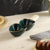 Ceramic Heart Platter- Royal Blue - The Decor Mart