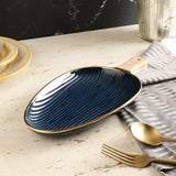 Shovel Ceramic Serving Platter- Royal Blue - The Decor Mart