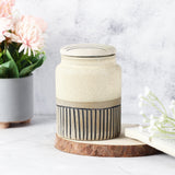 Ceramic Semi-Glazed Storage Jar- Medium - The Decor Mart