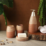 Pore Slate Bath Accesssory Set- Rust - The Decor Mart