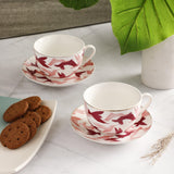 Ceramic Bird Cup & Saucer- Set of 2 - The Decor Mart