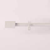 WHITE MATTE FINIAL EXTENDABLE CURTAIN ROD WHITE 19MM (HARDWARE INCLUDED) - The Decor Mart