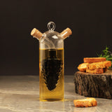 Glass Double Wall Oil Vinegar Dispenser - The Decor Mart
