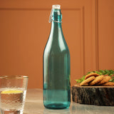 Glass Tint Flip Bottle- Blue - The Decor Mart