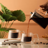 Glass Double Wall Glass Mug(250ml) - The Decor Mart