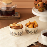 Ceramic Oblong Tribal Art Bowl- Set Of 2 - The Decor Mart