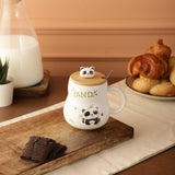 Ceramic Panda Mug With spoon - The Decor Mart