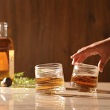 Spiral Spinning Whiskey Glass - The Decor Mart
