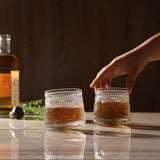 Old Fashion Spinning Whiskey Glass - The Decor Mart