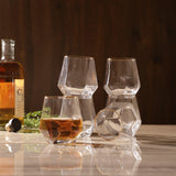 Geometric Whiskey Glass Set Of 6 - The Decor Mart