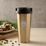 Stainless Steel Vacuum Flask- Gold - The Decor Mart