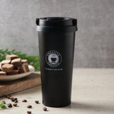 Stainless Steel Vacuum Flask- Black - The Decor Mart