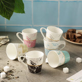 Multi Marble Mug Set Of 6 - The Decor Mart