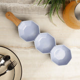 Ceramic Octa Serving Bowl- Blue - The Decor Mart