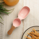 Ceramic Chip & Dip Serving Bowl- Pink - The Decor Mart