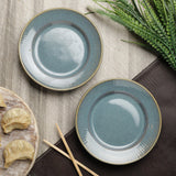 Ceramic Icy Quarter Plate- Set Of 2 - The Decor Mart