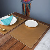 Leather Placemats - Pack Of 4 - The Decor Mart