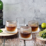 Fluted Spinning Glass