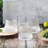 Fluted Spinning Glass