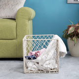 Macrame Square Multipurpose Basket - The Decor Mart
