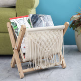 Macrame & Wood Handcrafted Organiser - The Decor Mart