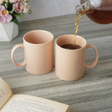 Glossy Finished Ceramic Mug- Set of 4
