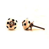 BW Polka Drawer Knob- Set Of 4 - The Decor Mart