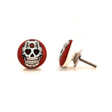Red Ceramic Decorative Knobs - Set Of 4 - The Decor Mart
