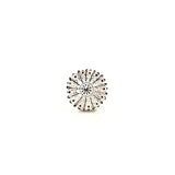 Floral Distressed White Drawer Knob- Set Of 4 - The Decor Mart