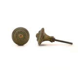 Antique Brass Metal Drawer Knobs - Set Of 4 - The Decor Mart