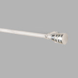 MOP Metal Blend Extendable Curtain Rod White 25MM (Hardware Included) - The Decor Mart