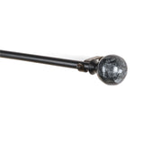 Magnamo MOP Extendable Curtain Rod Black 25MM (Hardware Included) - The Decor Mart