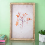 Pressed Wildflower Canvas Painting