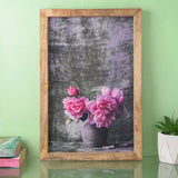 Pink Peonies Canvas Painting