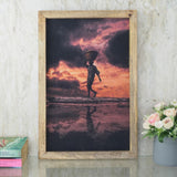 Man on the Beach Canvas Painting