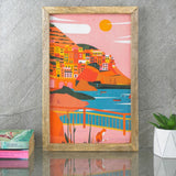 Italian City Canvas Painting