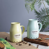 Ceramic Pastel Mug- Lemon & Mint (Set of 2) - The Decor Mart