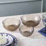 Textured Serving Bowl- Champagne (Set of 3)