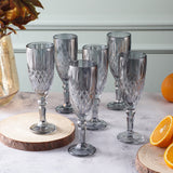 Tinted Tall Goblet- Grey