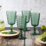 Tinted Goblet- Green