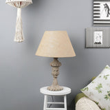 Distressed Antique Table Lamp With Shade (Bulb Included) - The Decor Mart