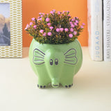 Green Jumbo Ceramic Planter