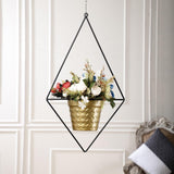 Metal Gold Pot Hanging Planter - The Decor Mart