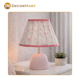 Modern Bedside Metal Table Lamp with Lampshade - Light for Bedroom, Living Room & Office (Bulb Included)