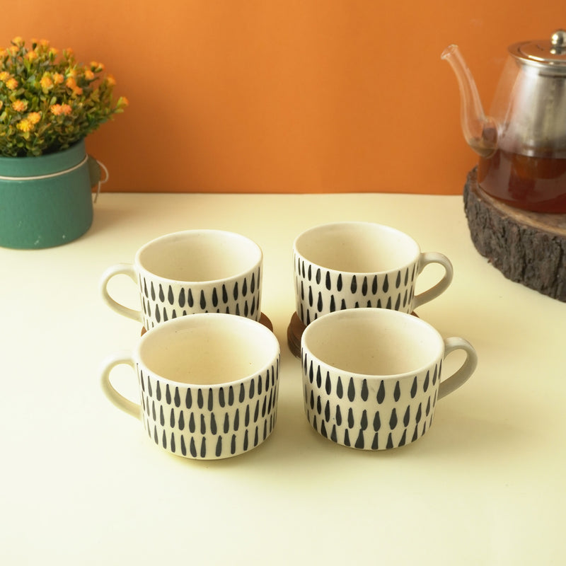 Bohemian Ceramic Tea Cups