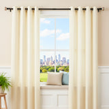 Colour Pop Finial Extendable Curtain Rod Black 19MM (Hardware Included)